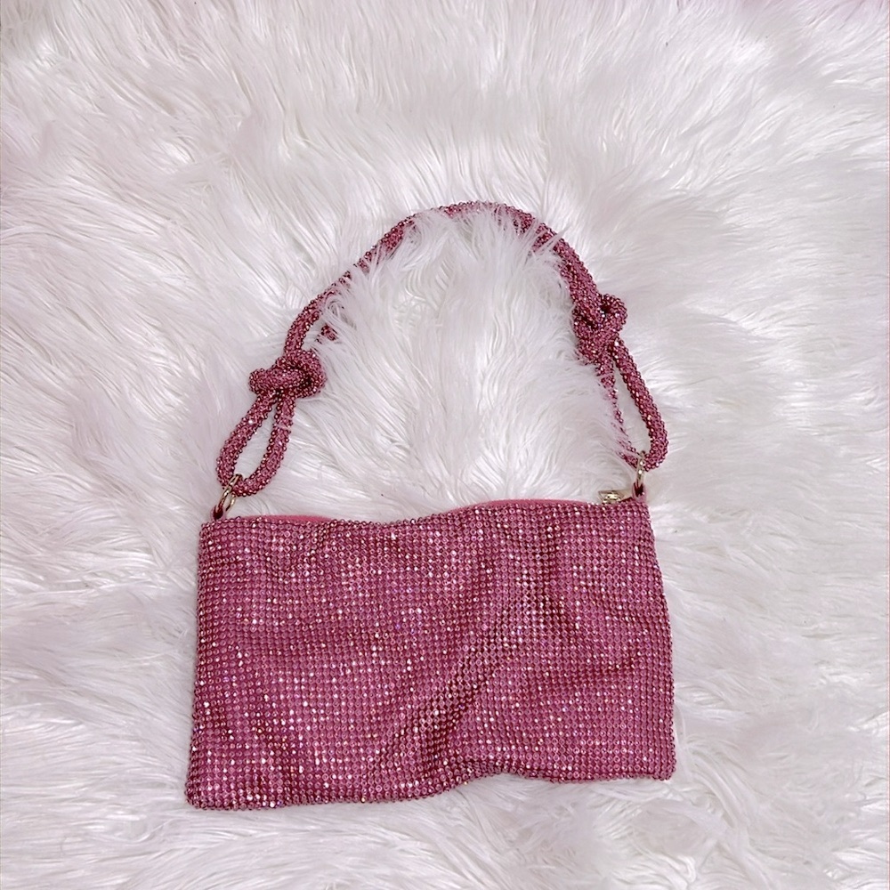 Pink Rhinestone Bag